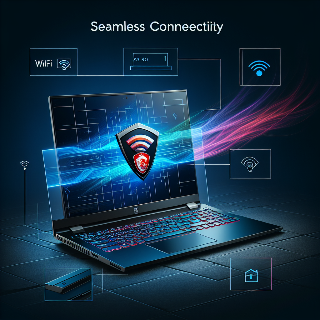 Experience Seamless Connectivity with WiFi Ready & Windows 11 Home on the MSI Katana A17 AI Gaming Laptop