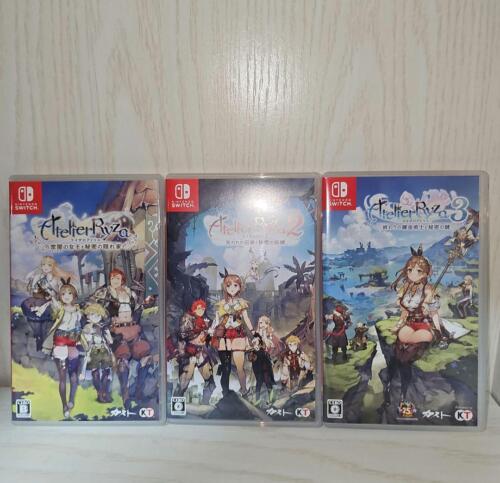 Nintendo Switch Atelier Ryza 1&2&3 set USED