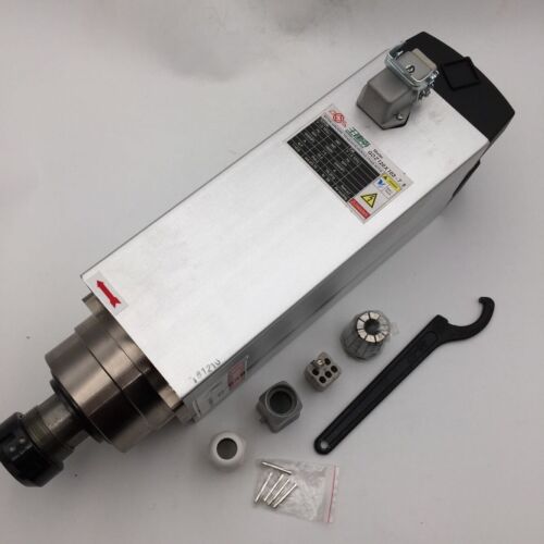 95W Spindle Motor 36V Natural Cooled 60000rpm 2pc Bearing 1000Hz+VFD+Bracket Kit