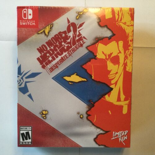 No More Hereos 2 Collectors Edition, Nintendo Switch, LRG #100, New & Sealed.