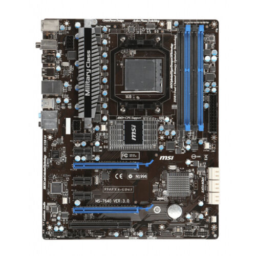 For MSI 990FXA-GD65 Motherboard Socket AM3+ DDR3 ATX Mainboard