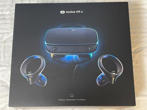 Oculus rift S PC Virtual Reality Headset Meta VR BOX w/Cable F/S USED **NOTE**