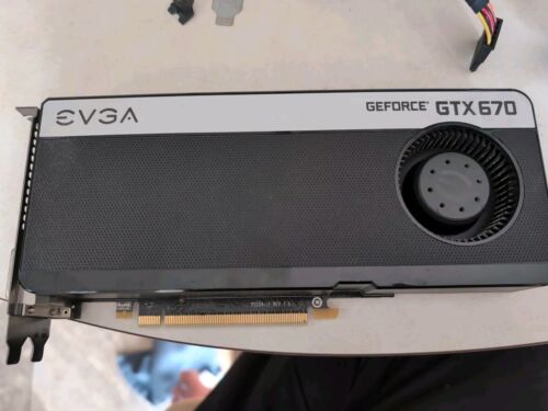 EVGA Nvidia GeForce GTX670 2GB GDDR5 HDMI/DP/DVI Graphics/Video card USED WORKS