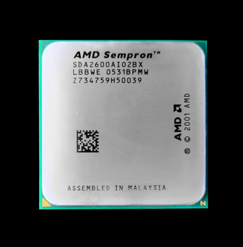 AMD Sempron 2600+ 1.6 GHz Processor Socket 754 K8 SDA2600AI02BX Palermo AMD64