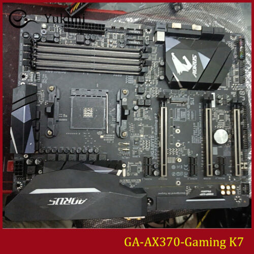 FOR GIGABYTE GA-AX370-Gaming K7 DDR4*4 64GB AM4 AMD HDMI Motherboard Test OK