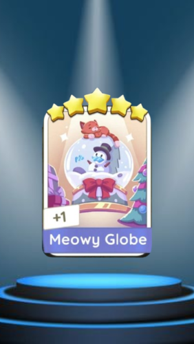 Meowy Globe – Monopoly_go_5 Star Sticker  fast delivery