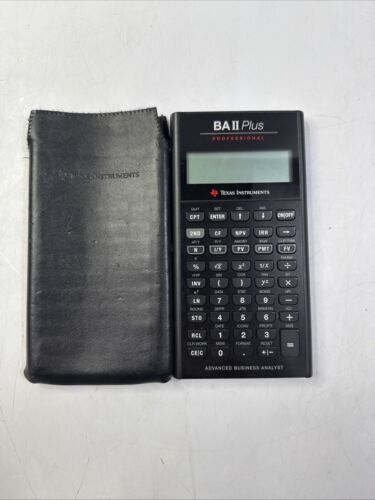 Texas Instruments BA II Plus Professional Advanced Business Analyst Calculator