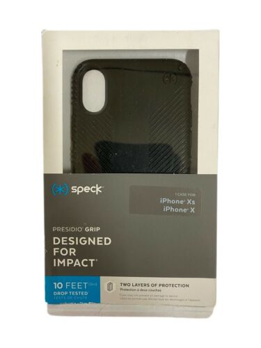 Speck Presidio Grip Series Case For Apple iPhone X iPhone Xs (5.8inch) Black