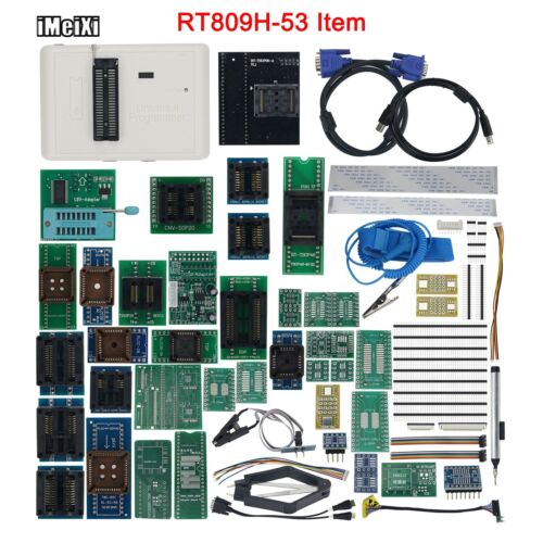 RT809H-53 Item Universal IC Programmer EMMC-Nand FLASH Programmer+53 Items