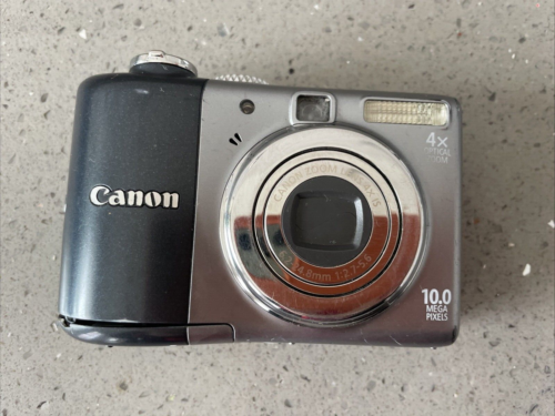 Canon PowerShot A1000 IS Digital 10MP Camera TESTED – No Battery and Memory Card