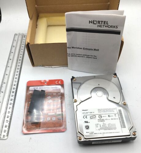 Nortel Hard Disk Drive Maxtor Atlas 10K IV W Adapter B2RT8P7M New Free Shipping