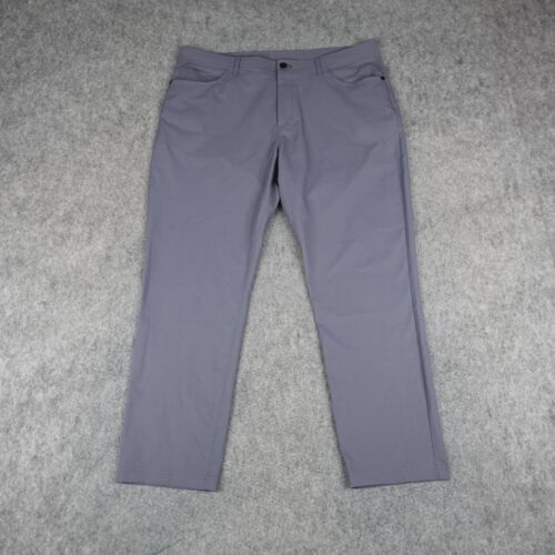 Public Rec Pants Mens 38×30 Blue Gray Workday 2.0 Performance Chino Golf Work 38