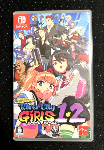 NINTENDO SWITCH RIVER CITY GIRLS 1 & 2 Game from Japan ARCSYSTEMWORKS Used