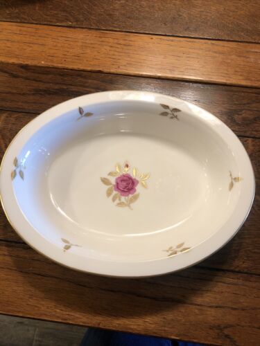 Lenox Rhodora Oval Serving Bowl EUC