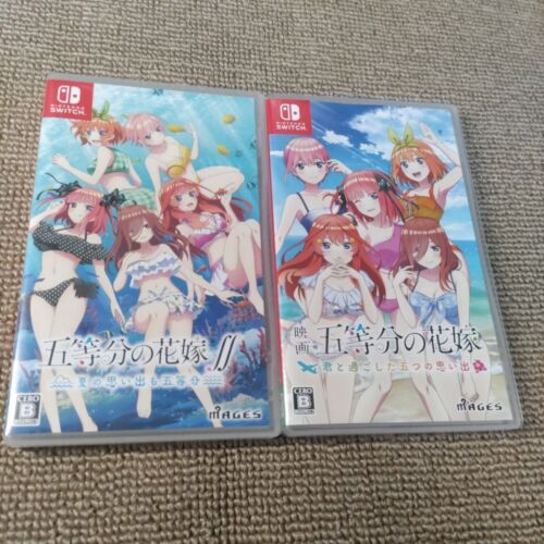 Nintendo Switch The Quintessential Quintuplets five memories 2 set JAPAN USED