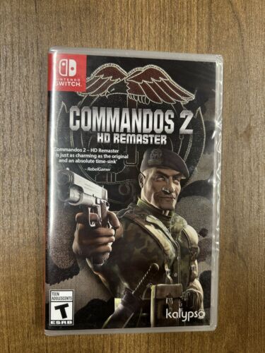 Commandos 2 HD Remaster – Switch – Brand New + Sealed!