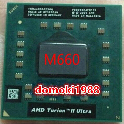 AMD Turion II M660 M640 M620 M600 M540 M520 M500 Mlobile CPU Prozessor