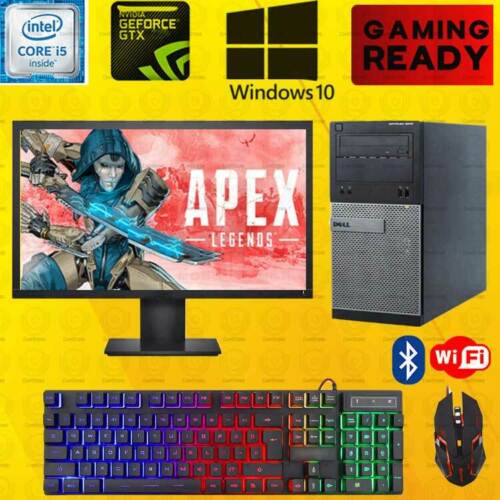 Apex Legends Dell i5 Gaming Desktop PC Computer SSD Nvidia GT1030 Win10 8GB