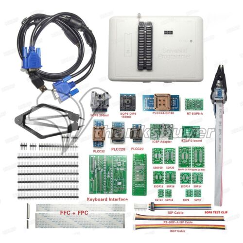 RT809H-30Item Universal Programmer EMMC-Nand FLASH Programmer + 34 Items