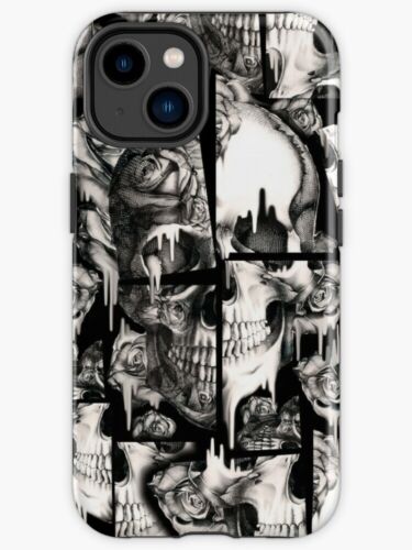 NEW! Melting skull pattern iPhone Samsung Tough Case