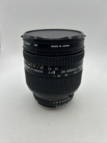 Nikon AF NIKKOR 24-120mm F/3.5-5.6 D Lens from Japan/ W Filter