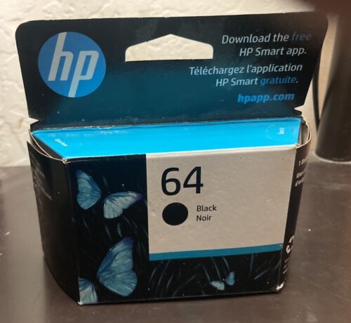 HP Inc. HP 64 (N9J90AN) High Yield Black Original Ink 200 Page-Yield Nov-2024