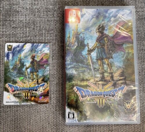 Nintendo Switch Dragon Quest III HD-2D Remake DQ3 w/card code English option