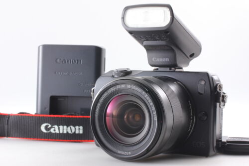 [Near MINT]  Canon EOS M Mirrorless Digital Camera w/18-55mm STM Lens From JAPAN