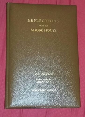 California Art Book Adobe House History Ralph Love Poetry Signed Hudson RARE