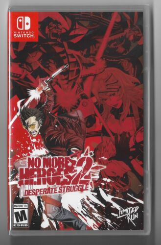 New/Sealed Limited Run Games LRG No More Heroes 2: Desperate Struggle NSW Switch