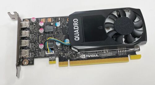 Dell NVIDIA Quadro P620 2GB GDDR5 4 Mini DP Low Profile Graphics Card KN802