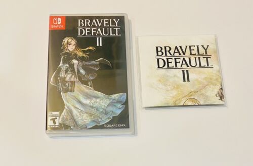 Bravely Default II 2 Nintendo Switch BRAND NEW SEALED w/ Placemat Coaster