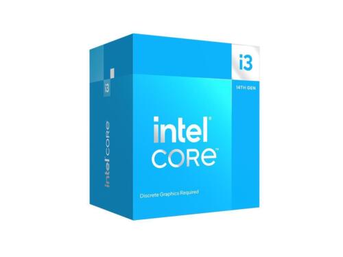 Intel Core i3-14100F – Core i3 14th Gen Raptor Lake 4-Core (4P+0E) LGA 1700 58W