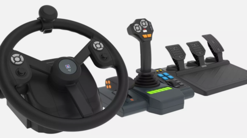 Hori – Farming Control System and Wheel for PC (Windows 11/10) – Black