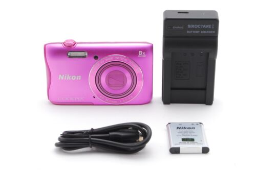 【MINT-】Nikon COOLPIX S3700 Pink 20.1MP Compact Digital Camera From JAPAN