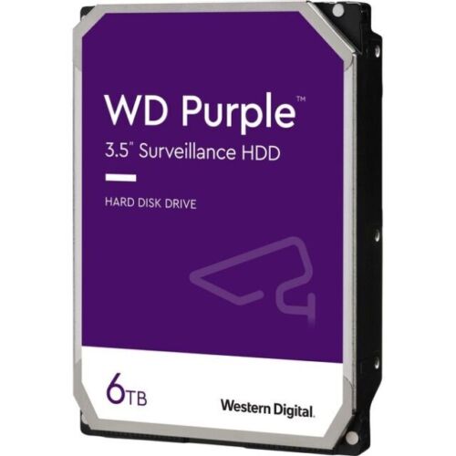 WD Purple 8TB 7.2K SATA 6Gb/s 256MB 3.5” Surveillance HDD WD85PURZ New