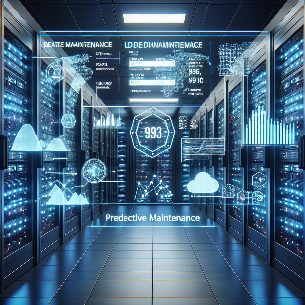 Ensuring Reliability: The Role of Predictive Maintenance in Data Center Management