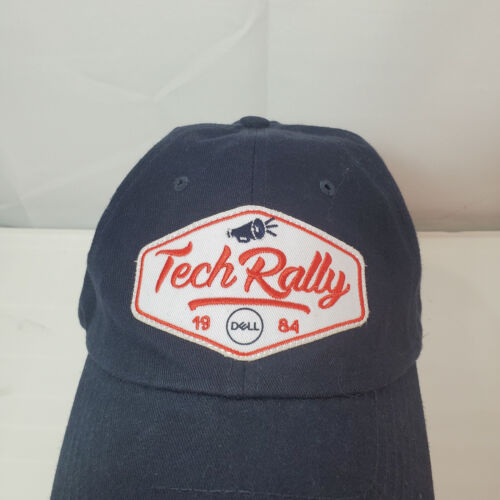 Tech Rally 1984 Hat Dell Intel Baseball Cap One Size Fit Most Navy Cotton Casual