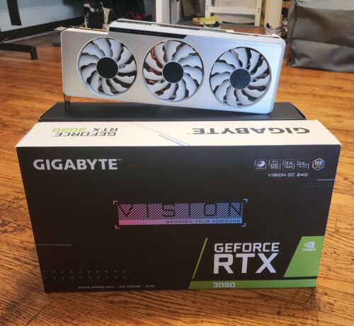 Gigabyte Nvidia GeForce RTX 3090 Vision 24GB GDDR6X Graphics Card