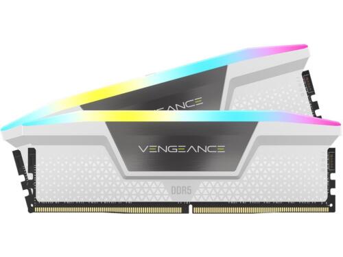 CORSAIR Vengeance RGB 64GB (2 x 32GB) 288-Pin PC RAM DDR5 5200 (PC5 41600) Deskt