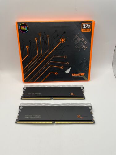 V-Color TMXPL1660836KWK Black DDR5 Manta XPrism 32GB 16GBx2 Memory RAM