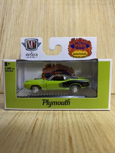 New M2 MACHINES DETROIT MUSCLE R62 1971 PLYMOUTH CUDA 383 NIB