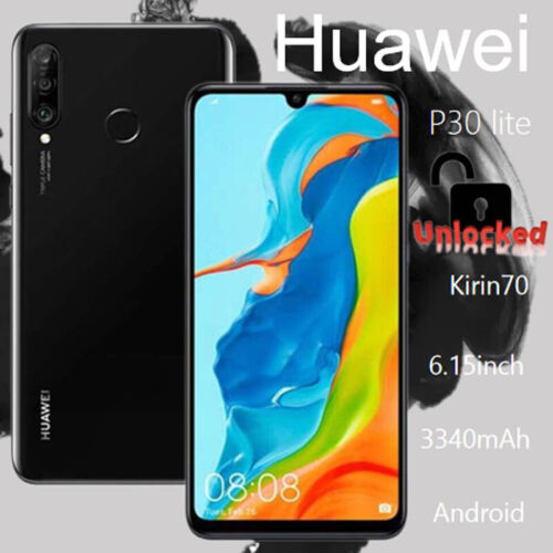 New Unlocked Huawei P30 Lite 4/6+128GB 6.15” Smartphone with Google Services