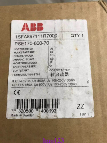 1PCS ABB PSE170-600-70 soft starter Brand New Expedited Shipping