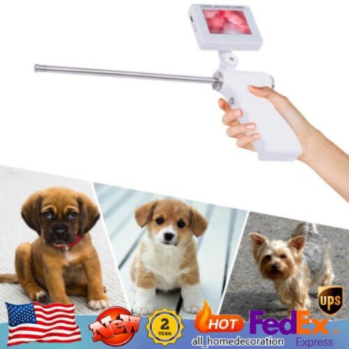 Visual Dog Artificial Insemination Gun Kit AI Breeding Machine Waterproof Camera