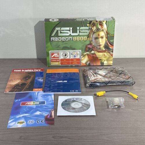 ASUS  RADEON 9600 SE 128MB  SDRAM AGP  GRAFIKKARTE DVI S-Video VGA #GK8551