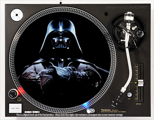 Darth Vader  – 7″-12″ DJ slipmat slip mat LP turntable record player