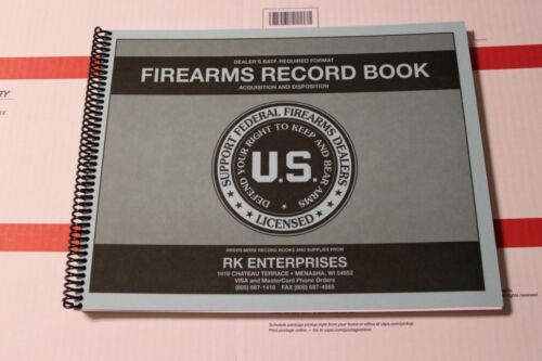 ATF Approved A&D Bound Book Gun Record Log for FFL Federal Firearms Dealer