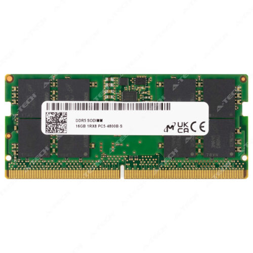 Micron 16GB DDR5-4800 SODIMM MTC8C1084S1SC48BA1 Laptop Memory RAM