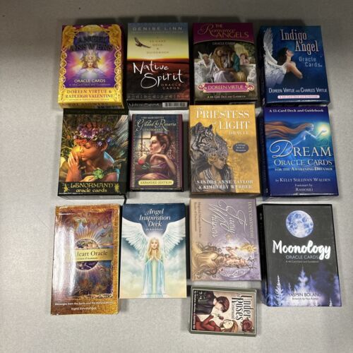 Lot of 13 Oracle Card Decks